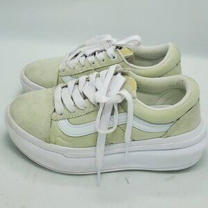 Vans Old Skool Overt Plus CC Sand White Women Size 6